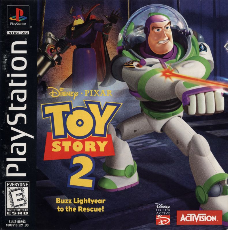Toy Story 2 box art for Nintendo 64